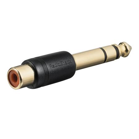 RadioShack 1/4-Inch Stereo Male-to-RCA Female Adapter (2-Pack)