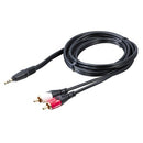 RadioShack 6-Foot Gold-Plated 1/8 Stereo to Dual RCA Phono Cable