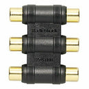 RadioShack Gold Series Triple Phono Plug Coupler
