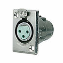 RadioShack  XLR Panel-Mount Audio Connector