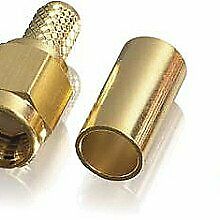 RadioShack SMA Straight Plug Crimp for RG-58 Cable