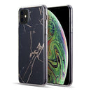 SPARKLING MARBLE IMD SOFT  CASE FOR IPHONE 11 - BLACK