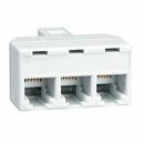 RadioShack 1-to-3 Adapter (White)