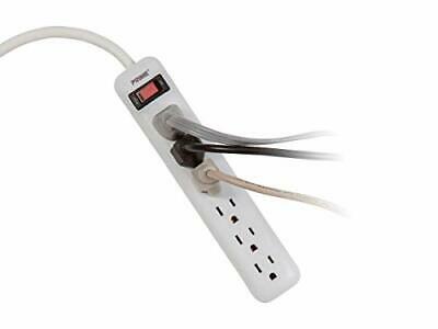 MonoPrice 13851 6 Outlet Power Strip W/ 1.5FT Cord, Straight Plug