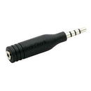 RadioShack 2.5mm TRRS Female-to-3.5mm Male Headphone Adapter