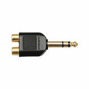 RadioShack Gold-Plated Y-Adapter Stereo Phone Jack-to-Phono plugs