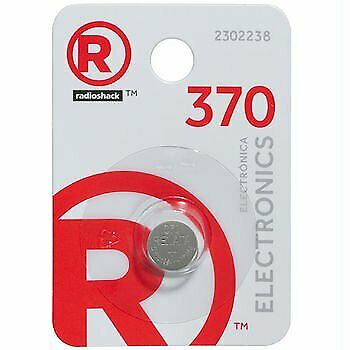 RadioShack Silver-Oxide 370 1.55V Battery 2302238