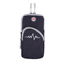 SimplyASP Tech Universal Sports Armband Canvas Pouch w/ Secured Zipper