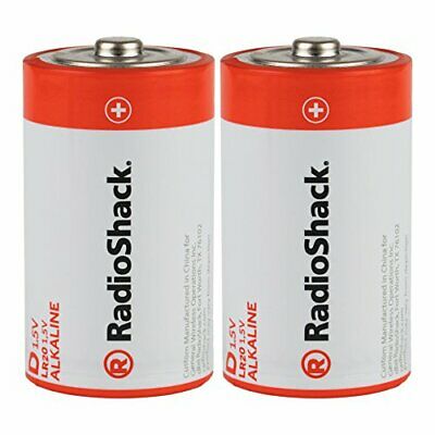 RadioShack D Alkaline Batteries - 2 Pack