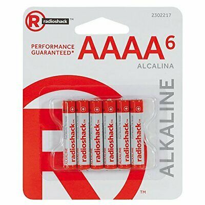 RadioShack "AAAA" Alkaline Batteries (6-Pack)