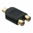 RadioShack Gold-Plated Audio Y-Adapter 1/8 Inch Mono Jack-to-Phono