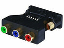 Monoprice DVI-I Male to 3 RCA Component Adapter w/ DIP Switch for ATI Video C...