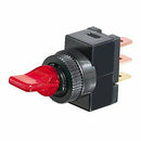 RadioShack 12VDC 3P SPST ON-OFF Illuminated Toggle Switch, 20A - Red