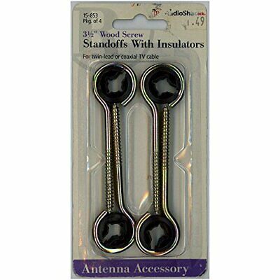 3.5 Wood Screw Standoff with Insulators - Antenna Accessory