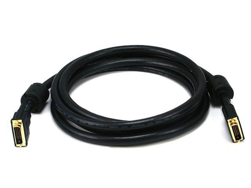 Monoprice 10ft 24AWG CL2 Dual Link DVI-D Cable - Black