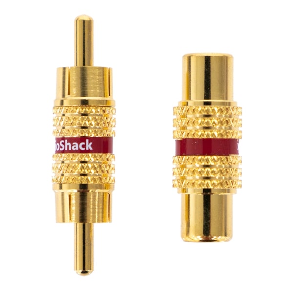 RadioShack Phono (RCA) Couplers (2-Pack)
