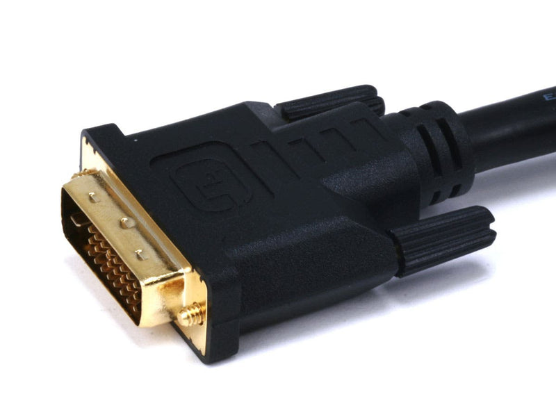 Monoprice 10ft 28AWG CL2 Dual Link DVI-D Cable - Black