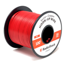 RadioShack 18 AWG Solid Copper Hook-Up Wire - Red / 25'
