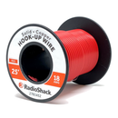 RadioShack 18 AWG Solid Copper Hook-Up Wire - Red / 25'