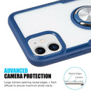 ROBOTECH CARBON FIBER  CASE W ACRYLIC PLATE MAGNET FOR IPHONE 11 - NAVY BLUE