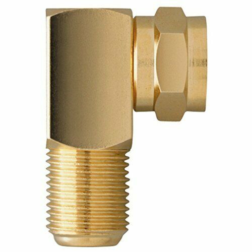 Right-Angle F-Connector Adapters (2-Pack)