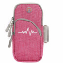 SimplyASP Tech Universal Sports Armband Canvas Pouch w/ Secured Zipper