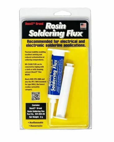 DeoxIT Rosin Soldering Flux Syringe, Non-Spill Paste - 8g
