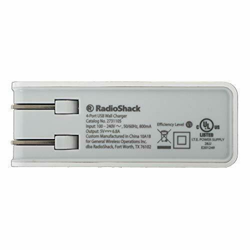 RadioShack 5V/6.8A 4-Port USB AC Wall Charger
