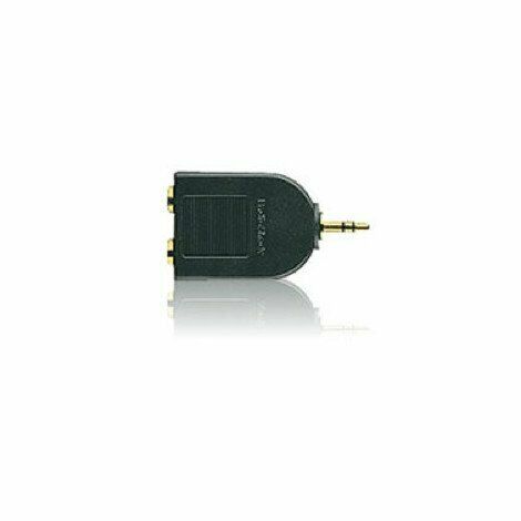 RadioShack Gold-Plated Y-Adapter 1/4 Inch Jacks-to-1/8 Inch Plug