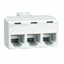 RadioShack 1-to-3 Adapter (White)