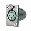 RadioShack  XLR Panel-Mount Audio Connector