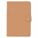 SlickBlue Luxury Leatherette Smart Case for Apple iPad mini (Light Brown)