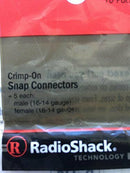 RadioShack Crimp-On Snap Connectors (10-Pack)