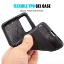 SAMSUNG GALAXY S20 PLUS CARBON TEXTURIZED TPU CASE SILKEE FINISH BLACK
