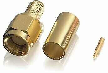 RadioShack SMA Straight Plug Crimp for RG-58 Cable