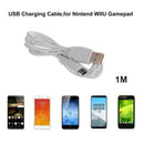SimplyASP Tech USB Charging Cable Compatible Wii U Gamepad 1m - White