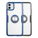 ROBOTECH CARBON FIBER  CASE W ACRYLIC PLATE MAGNET FOR IPHONE 11 - NAVY BLUE