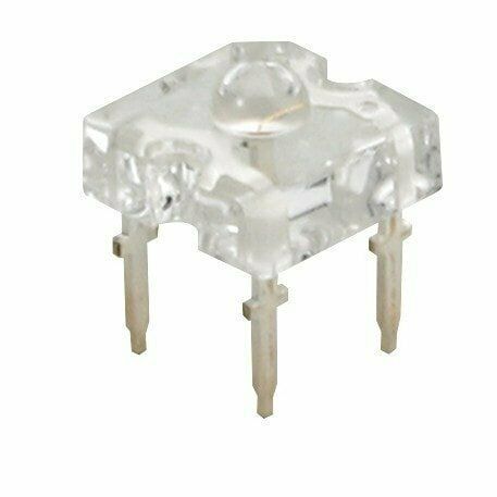 RadioShack 3mm 4-Pin Dip Round LED (Red)