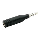 RadioShack 2.5mm TRRS Female-to-3.5mm Male Headphone Adapter