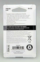 RadioShack 3.6V 350mAh Ni-Cd Cordless Phone Battery (Replaces 23-197, 23-896,...