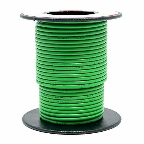RadioShack 18 AWG Stranded Copper Hook-Up Wire - 25' Spool, Green