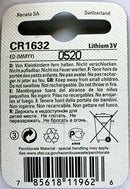 CR1632 Renata Watch Battery