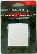 RadioShack 4-Pin Modular Telephone Jack (White)