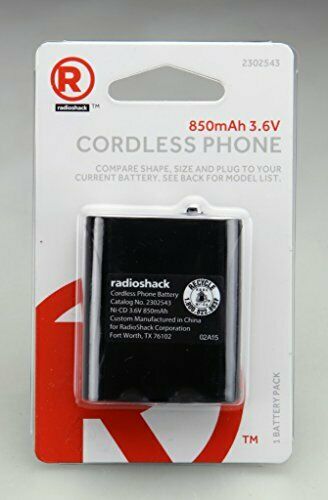 RadioShack 3.6V/850mAh NiCd Rechargeable Phone Battery