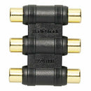 RadioShack Gold Series Triple Phono Plug Coupler