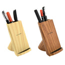 UNIVERSAL STATIONERY ORGANIZER W/10W FAST CHARGE WIRELESS CHARGER-LIGHTWOOD TRIM