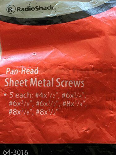 Pan-Head Sheet-Metal Screw Assortment (35-Pack)