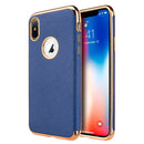 APPLE IPHONE X / XS - LUXMO LUXURY SAFFIANO TPU CASE