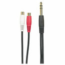 RadioShack 9-Inch Y-Adapter Audio Cable