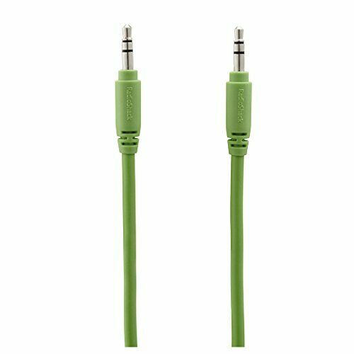 RadioShack 3-Foot 1/8 Stereo Cable (Green)